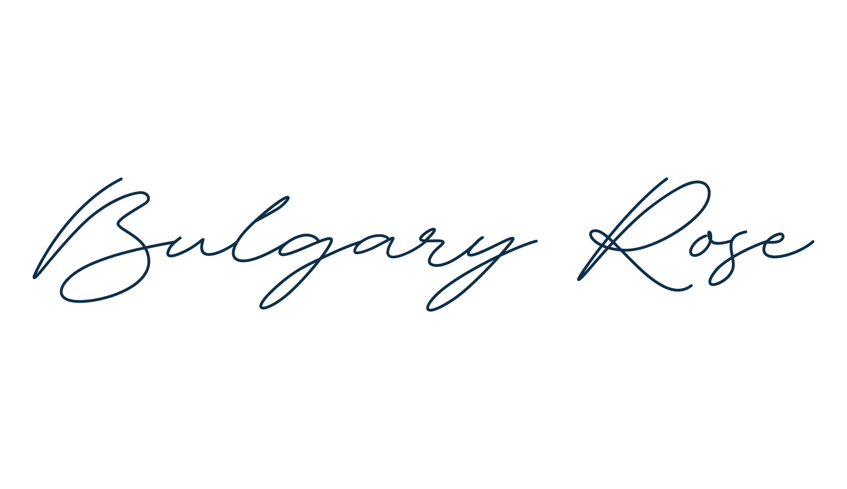 Bulgary Rose, script handwritten fancy decorative calligraphy font preview