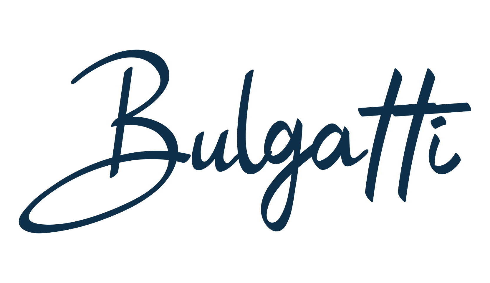Bulgatti, handwriting font preview