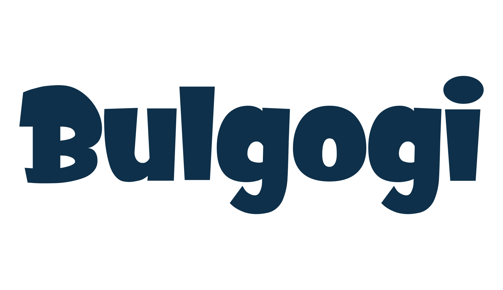 Bulgogi, cartoon font preview