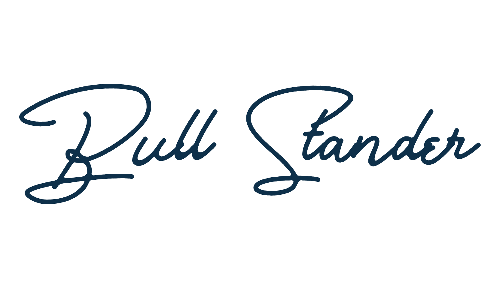 Bull Stander, handwriting font preview