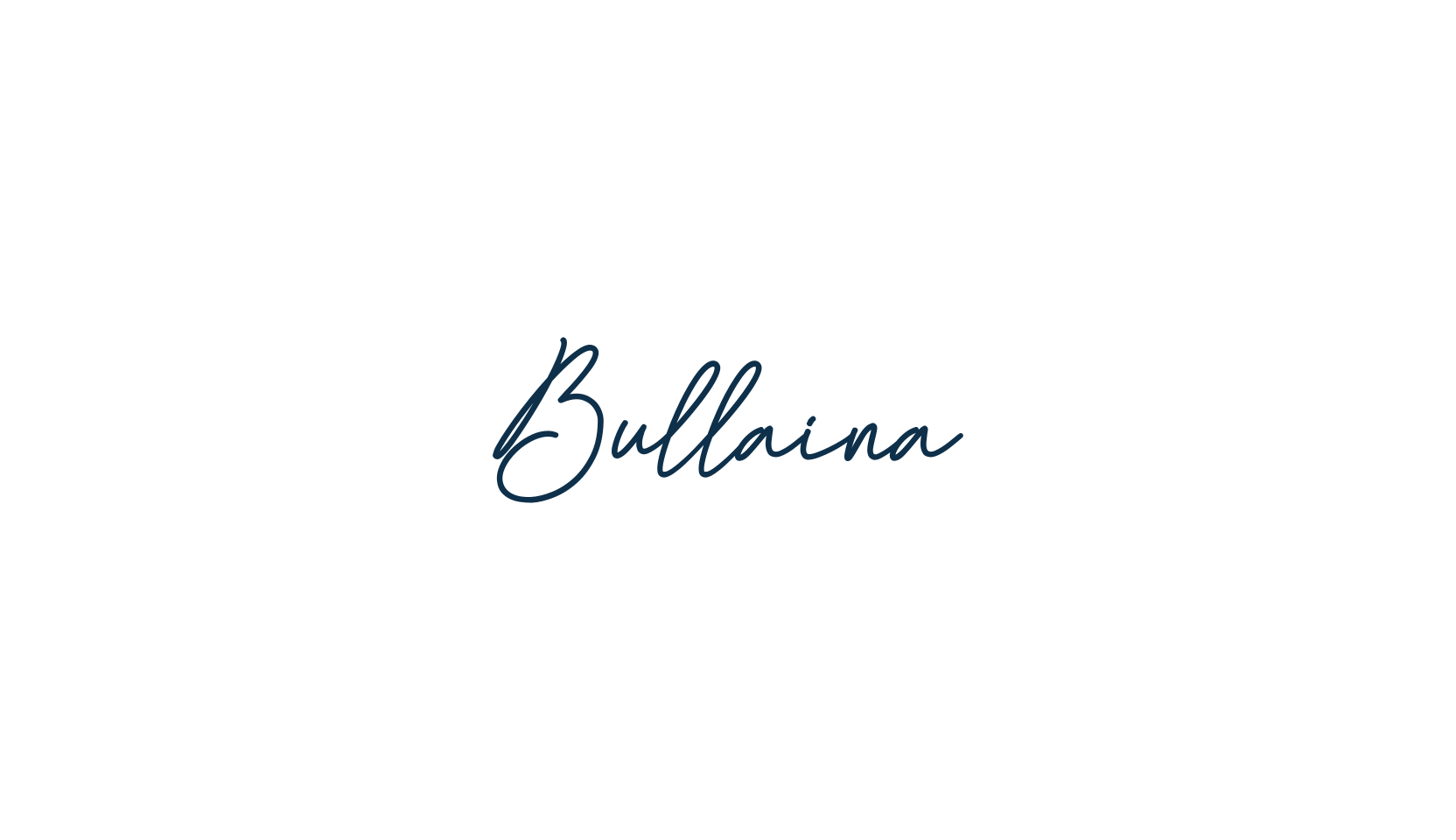 Bullaina, script handwritten fancy decorative calligraphy font preview