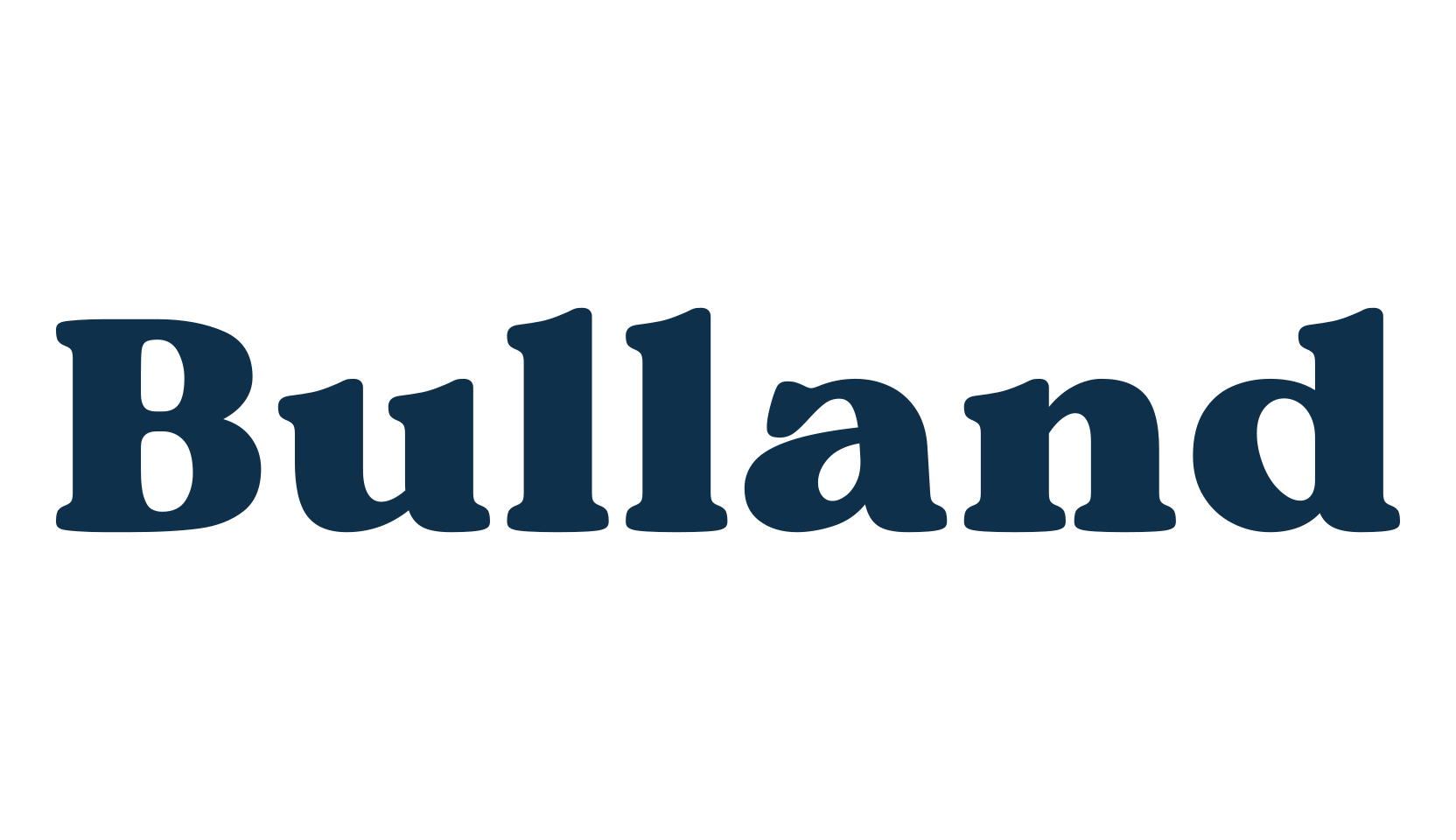 Bulland, retro font preview