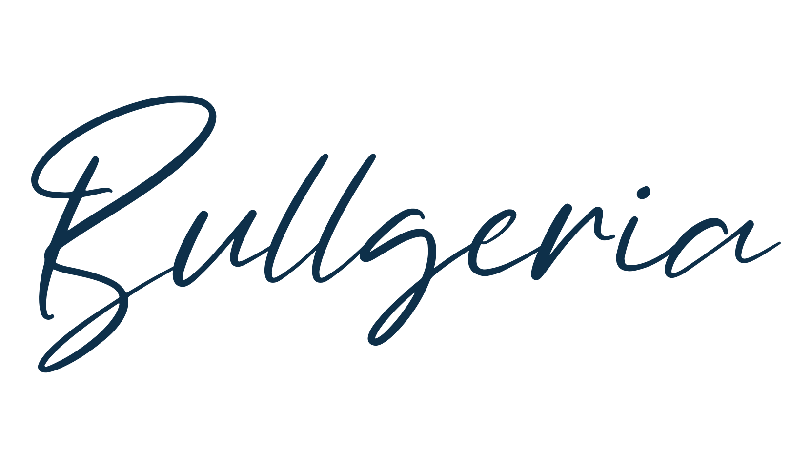 Bullgeria, handwriting font preview