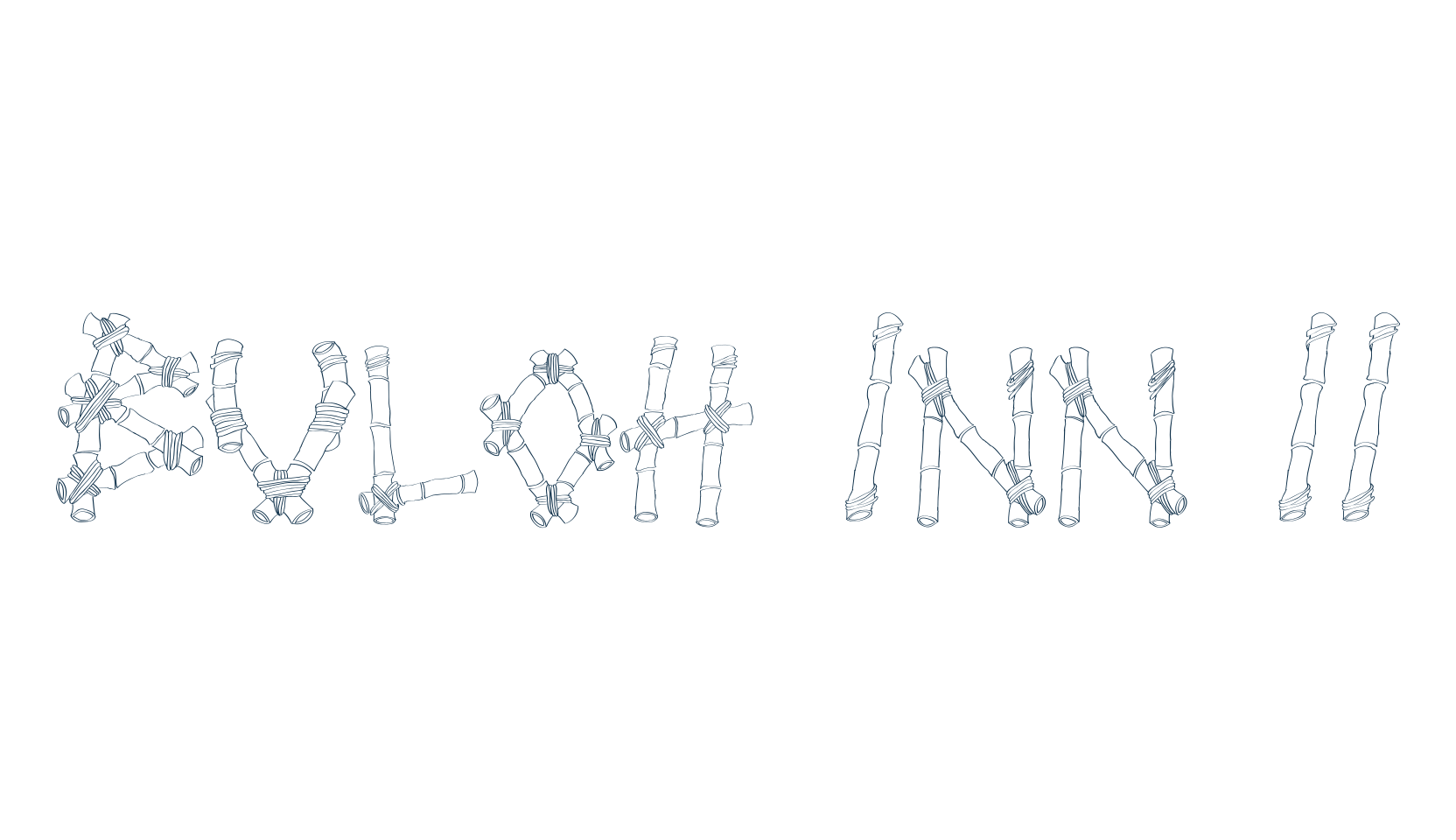 Buloh Inn II, fancy decorative font preview