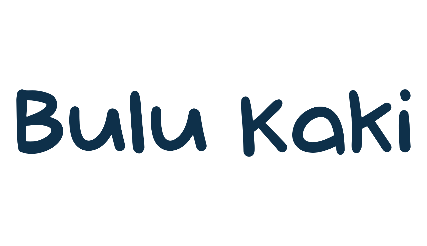 Bulu Kaki, fancy cartoon decorative font preview