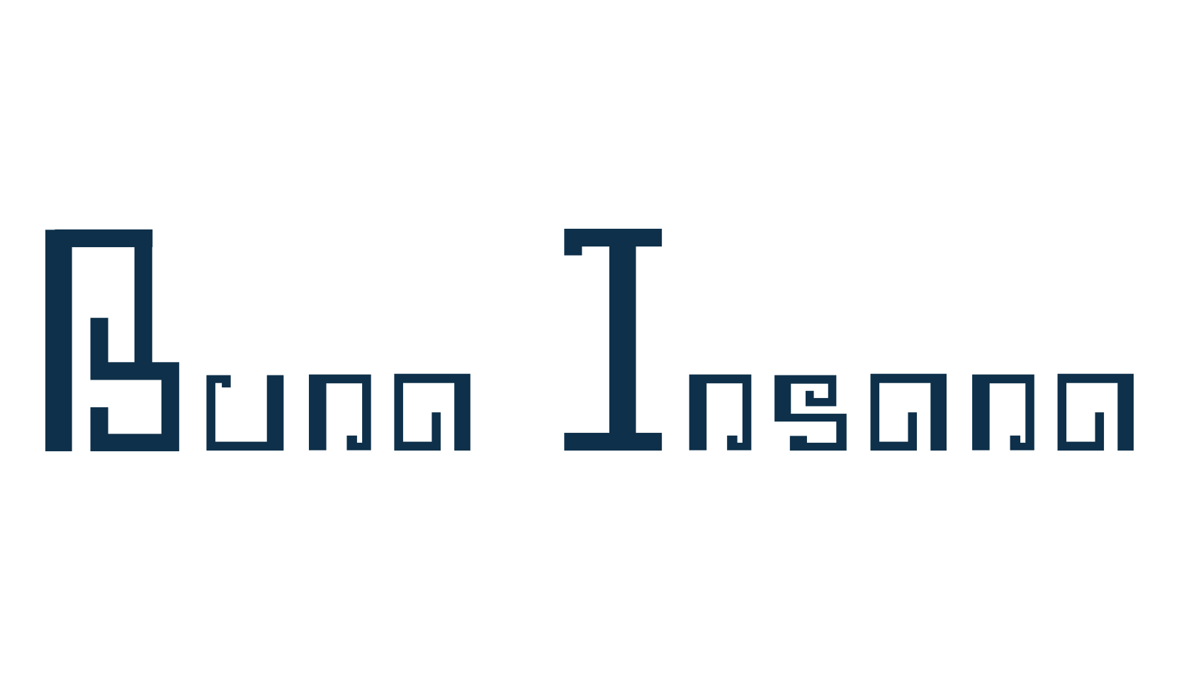 Buna Insana, fancy various foreign look font preview