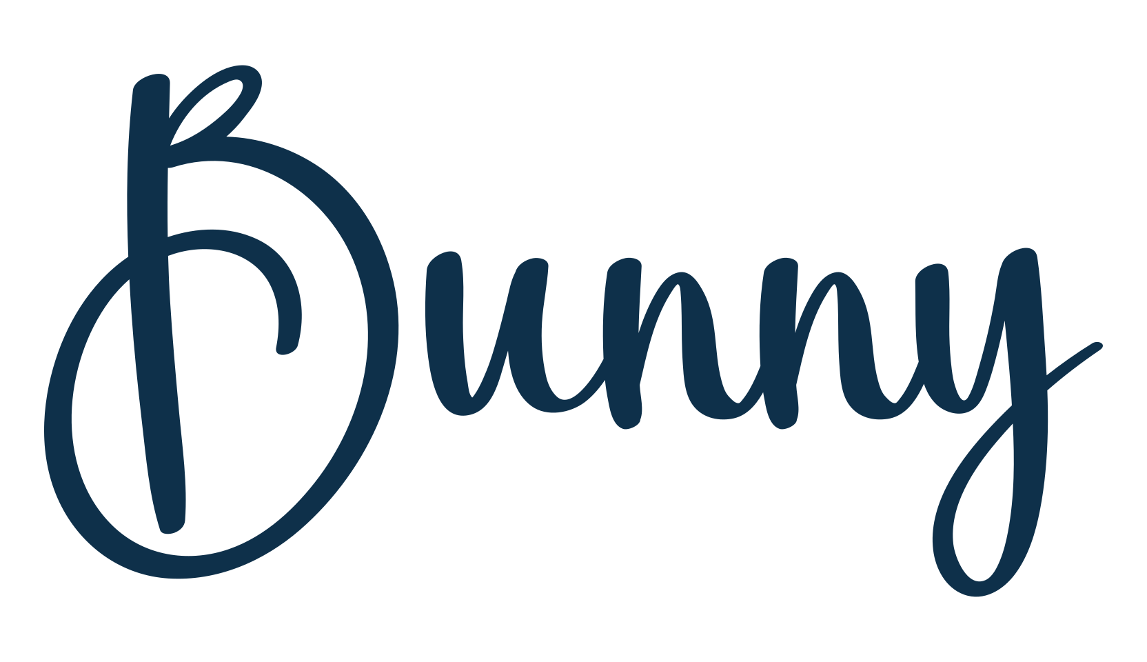 Bunny (bunny-3), fancy decorative font preview
