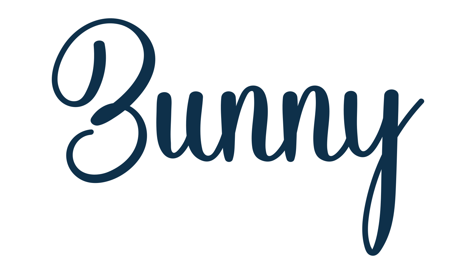Bunny (bunny-4), fancy decorative font preview
