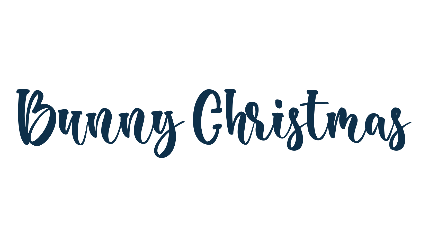 Bunny Christmas, various font preview