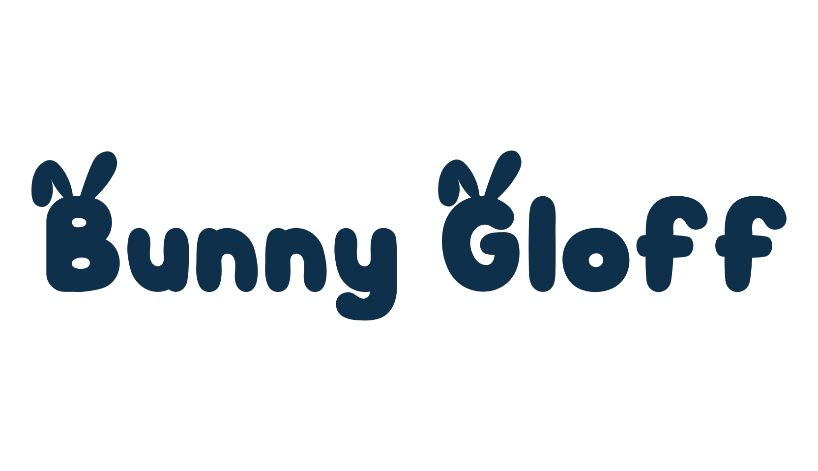 Bunny Gloff, fancy decorative font preview