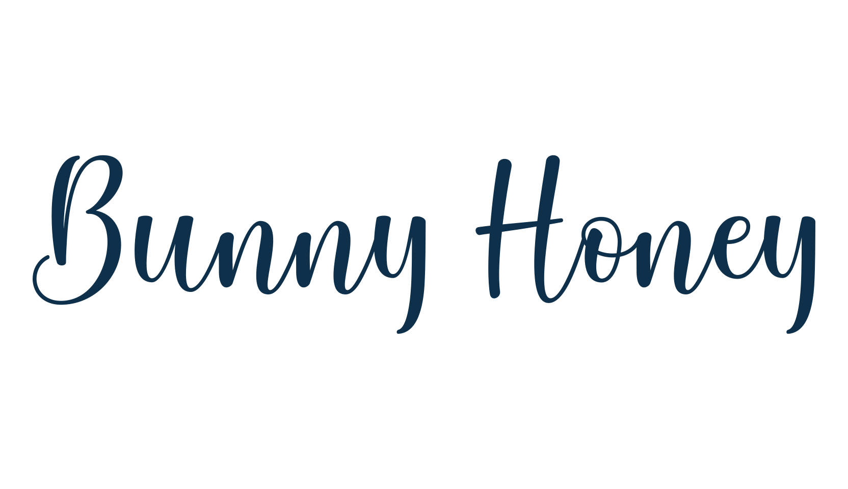 Bunny Honey, handwriting font preview
