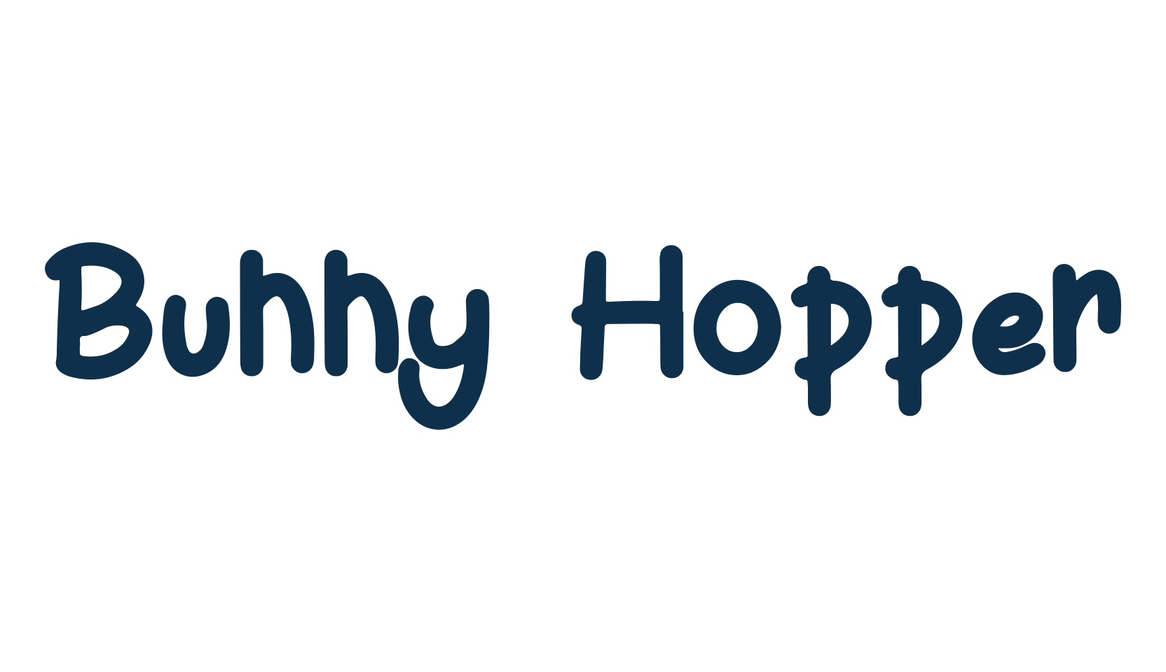 Bunny Hopper, fancy cartoon decorative font preview