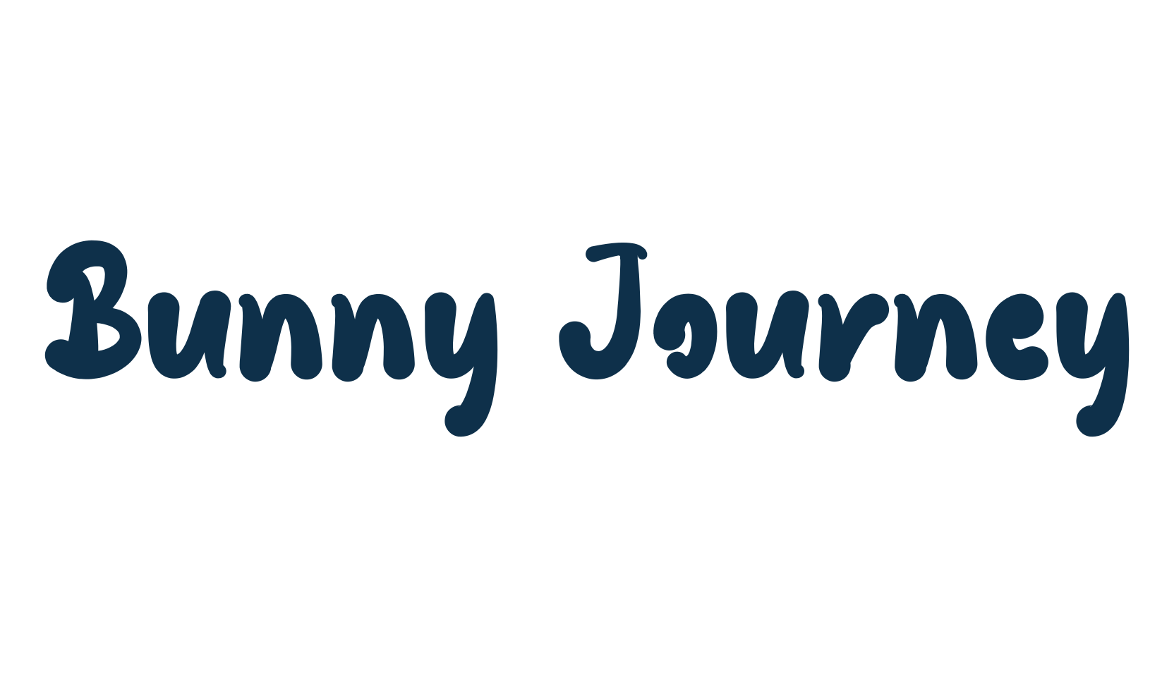 Bunny Journey, fancy cartoon decorative font preview
