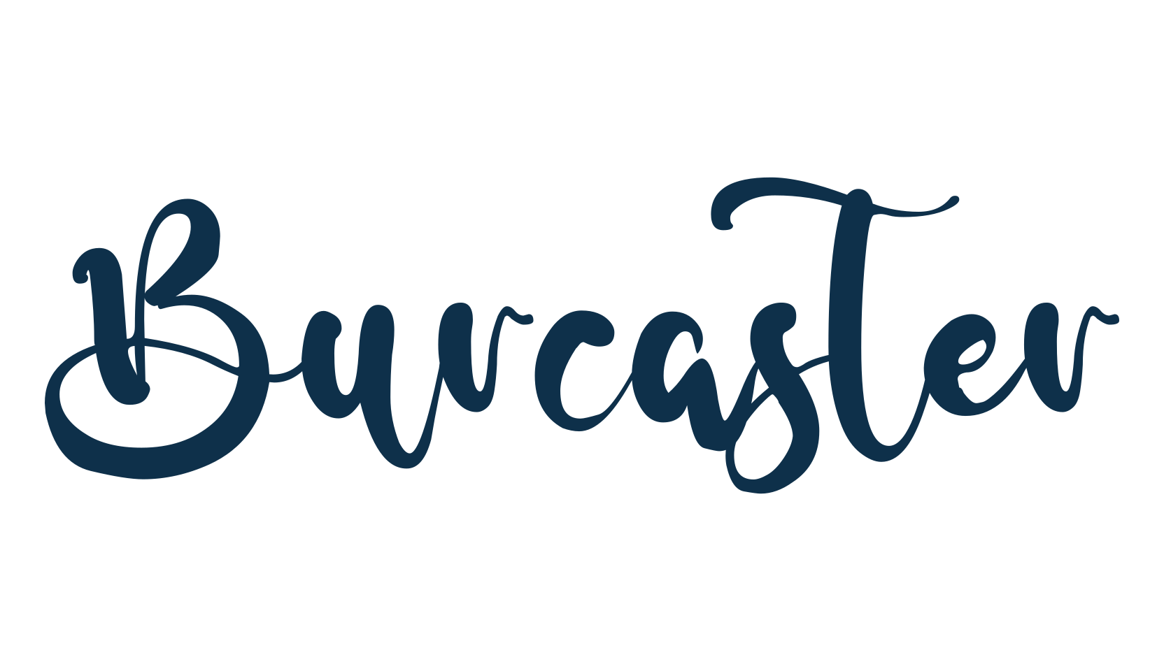 Burcaster, various font preview