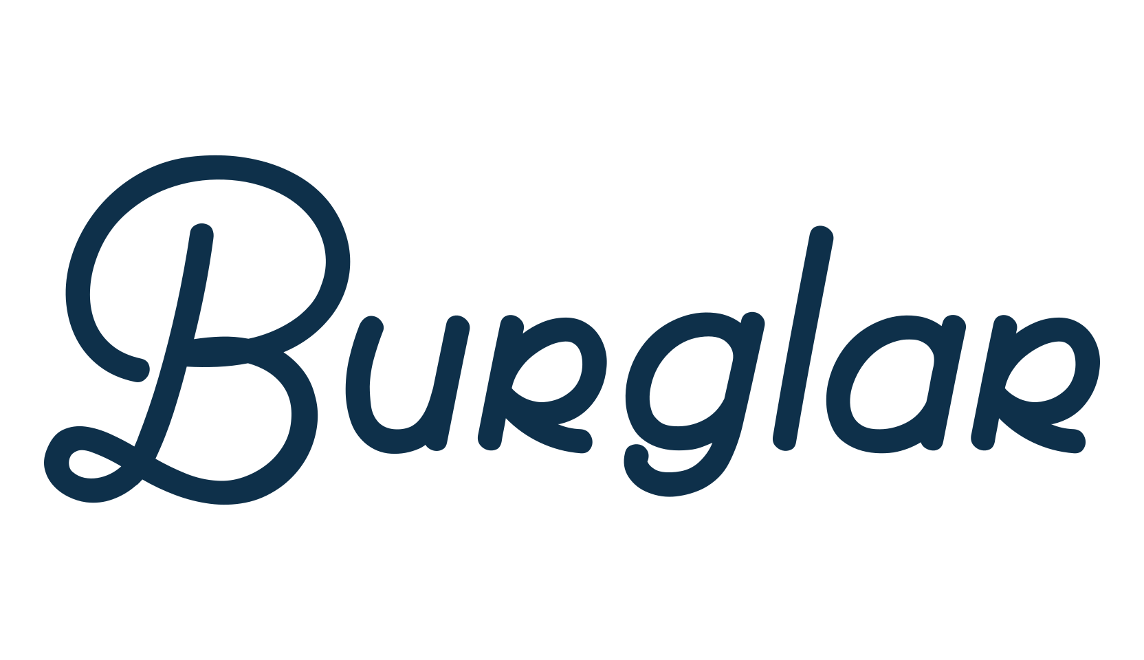 Burglar, fancy decorative font preview