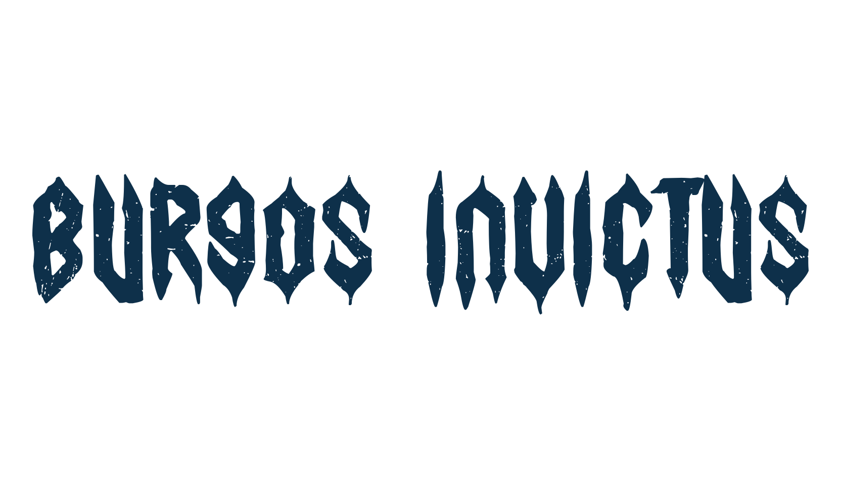 Burgos Invictus, gothic modern font preview