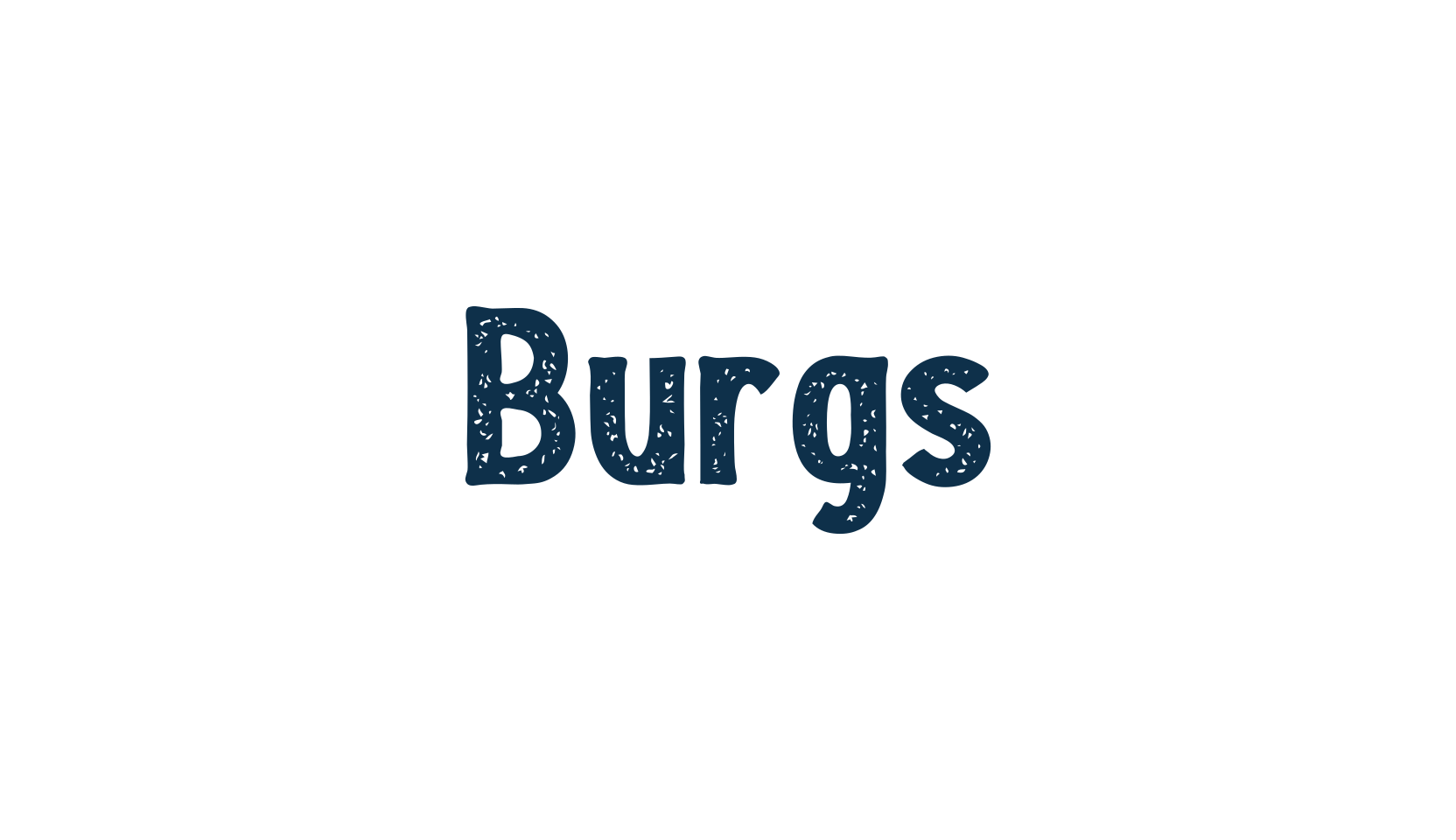 Burgs, fancy various basic font preview