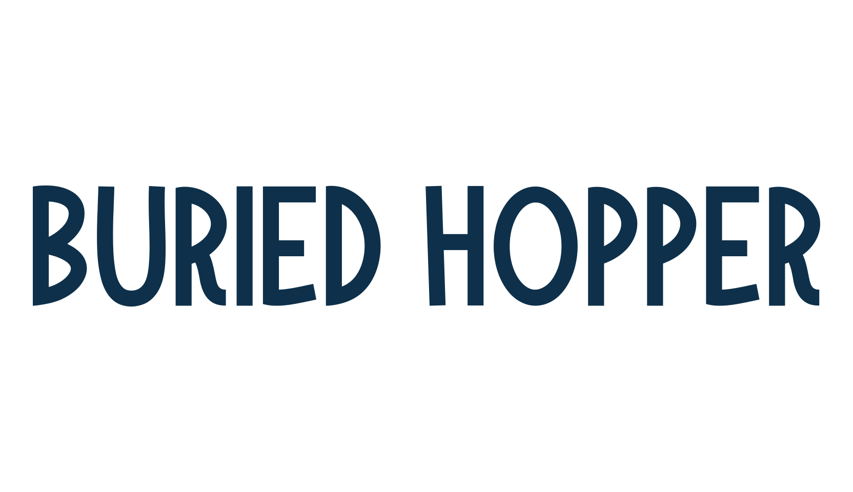 Buried Hopper, fancy various decorative font preview