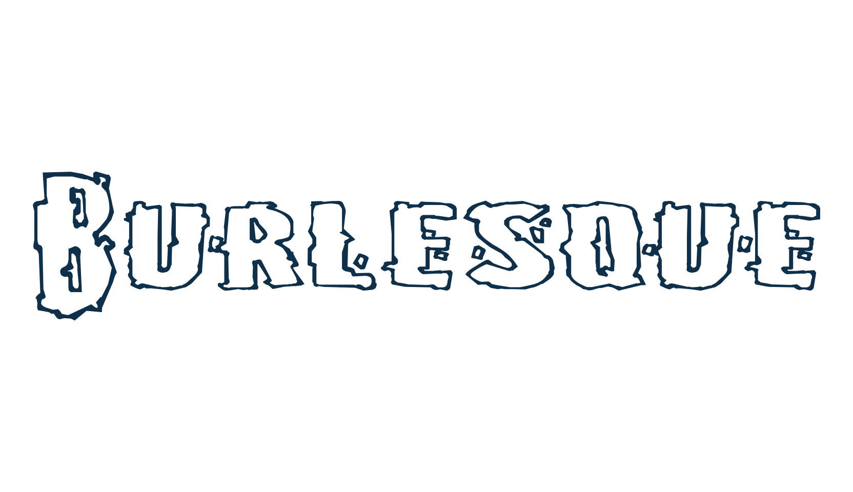 Burlesque, cartoon font preview
