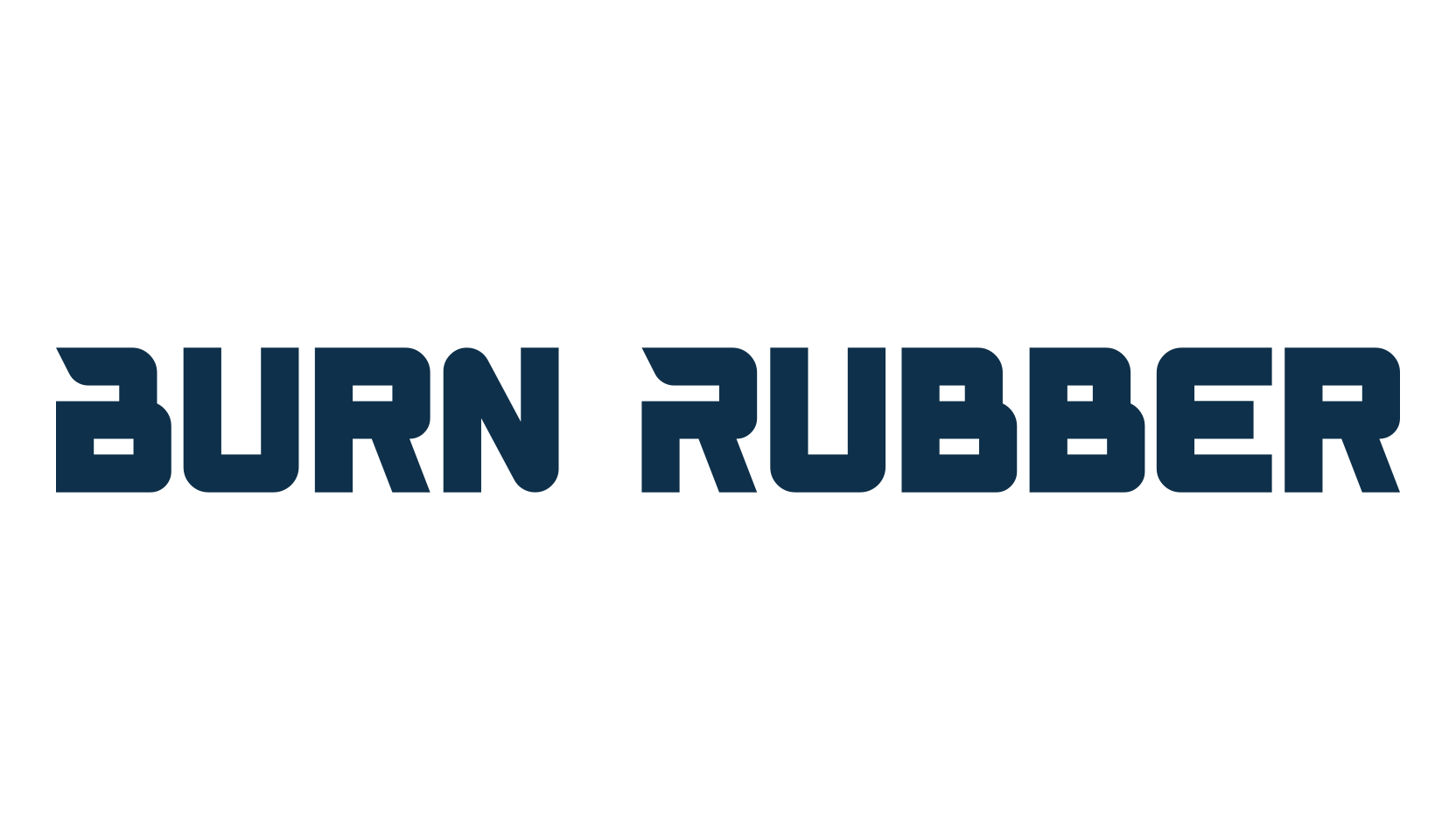 Burn Rubber, sci-fi font preview