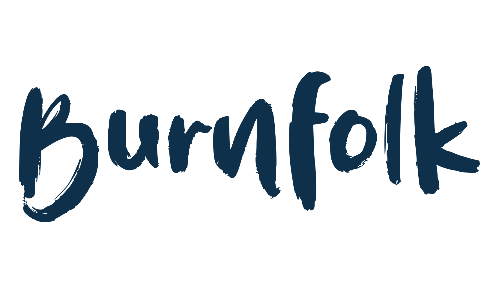Burnfolk, brush font preview