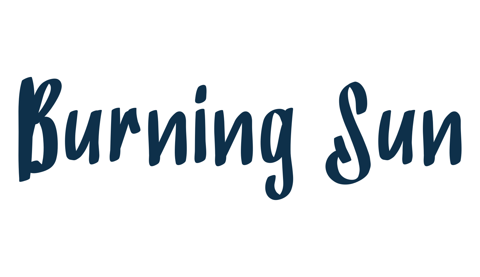 Burning Sun, script handwritten fancy decorative calligraphy font preview