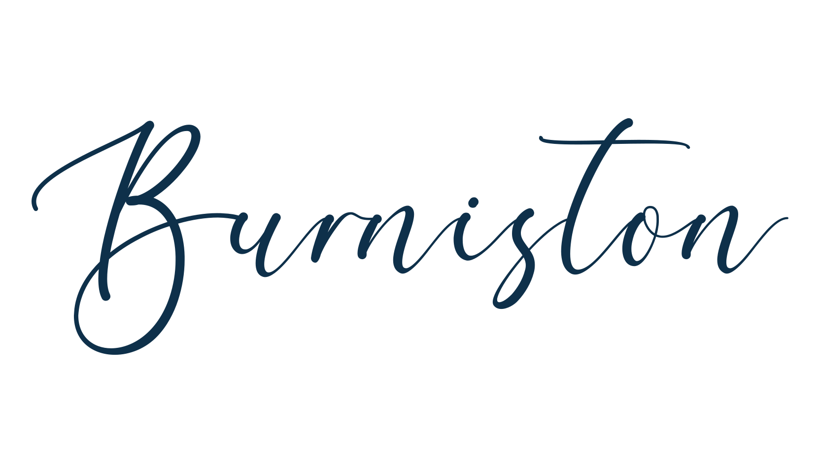 Burniston, script handwritten fancy decorative calligraphy font preview