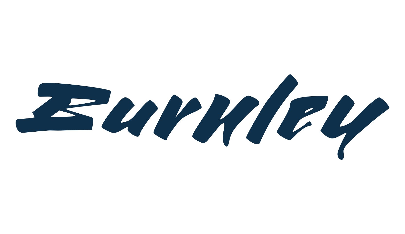 Burnley, brush font preview