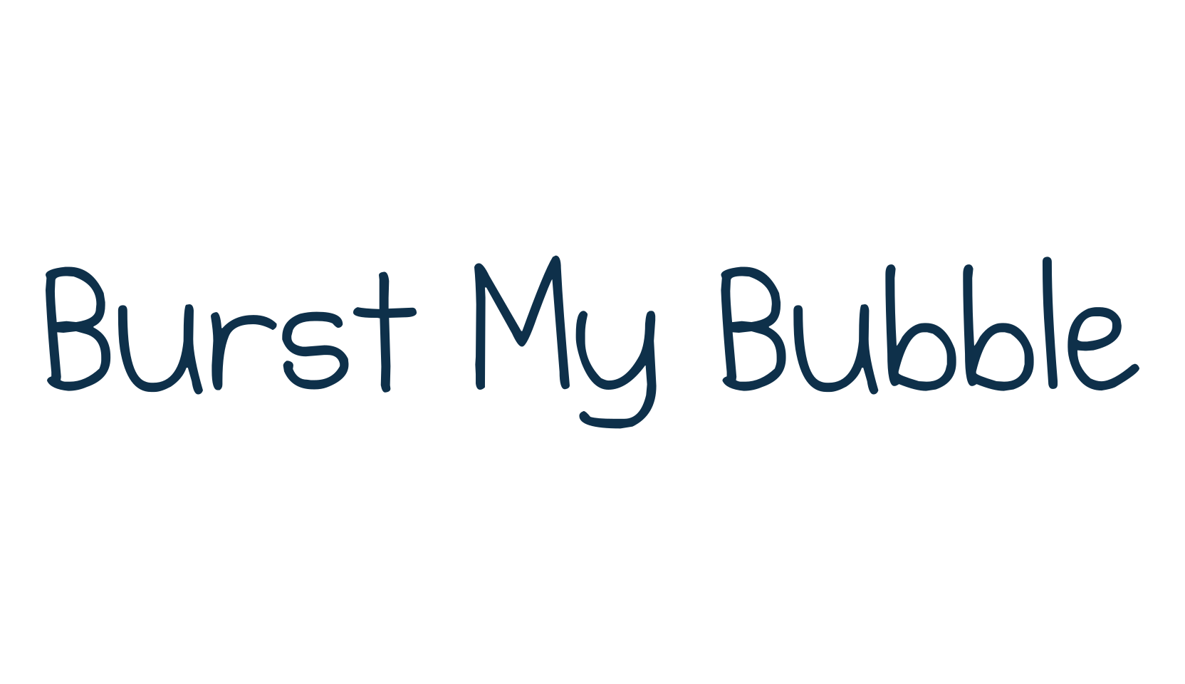 Burst My Bubble, script handwritten fancy decorative calligraphy font preview