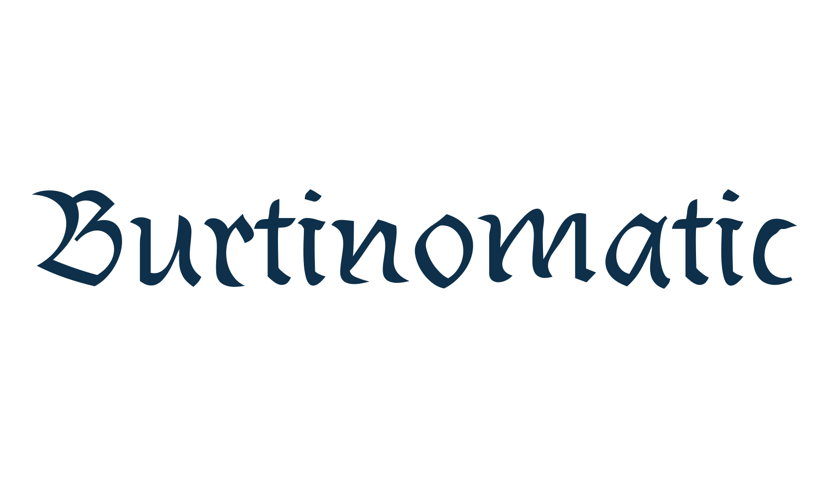Burtinomatic, gothic medieval font preview