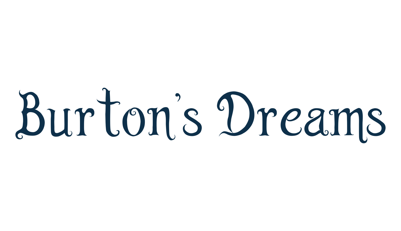 Burton's Dreams, various font preview