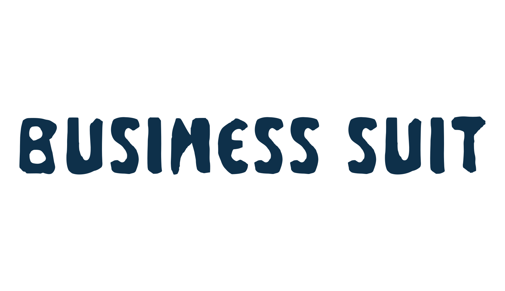 Business Suit, fancy eroded decorative font preview