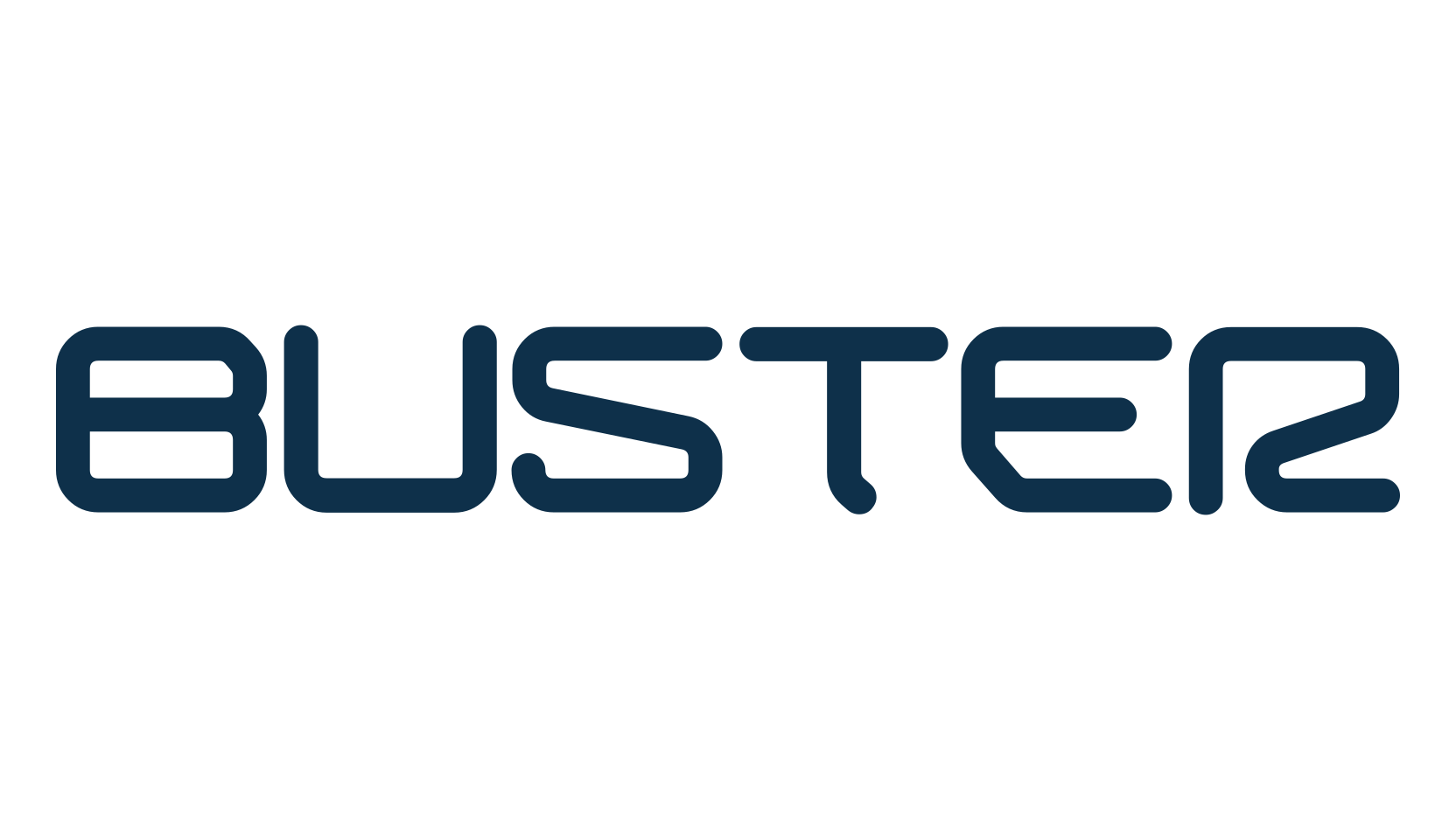 Buster, techno sci-fi font preview