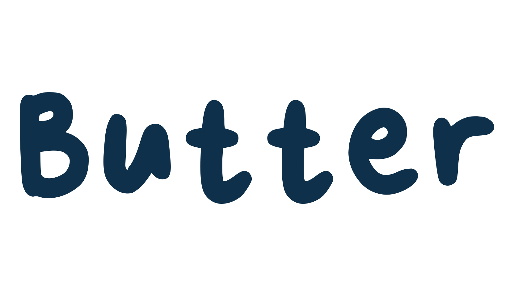 Butter (butter-2), script handwritten fancy decorative calligraphy font preview