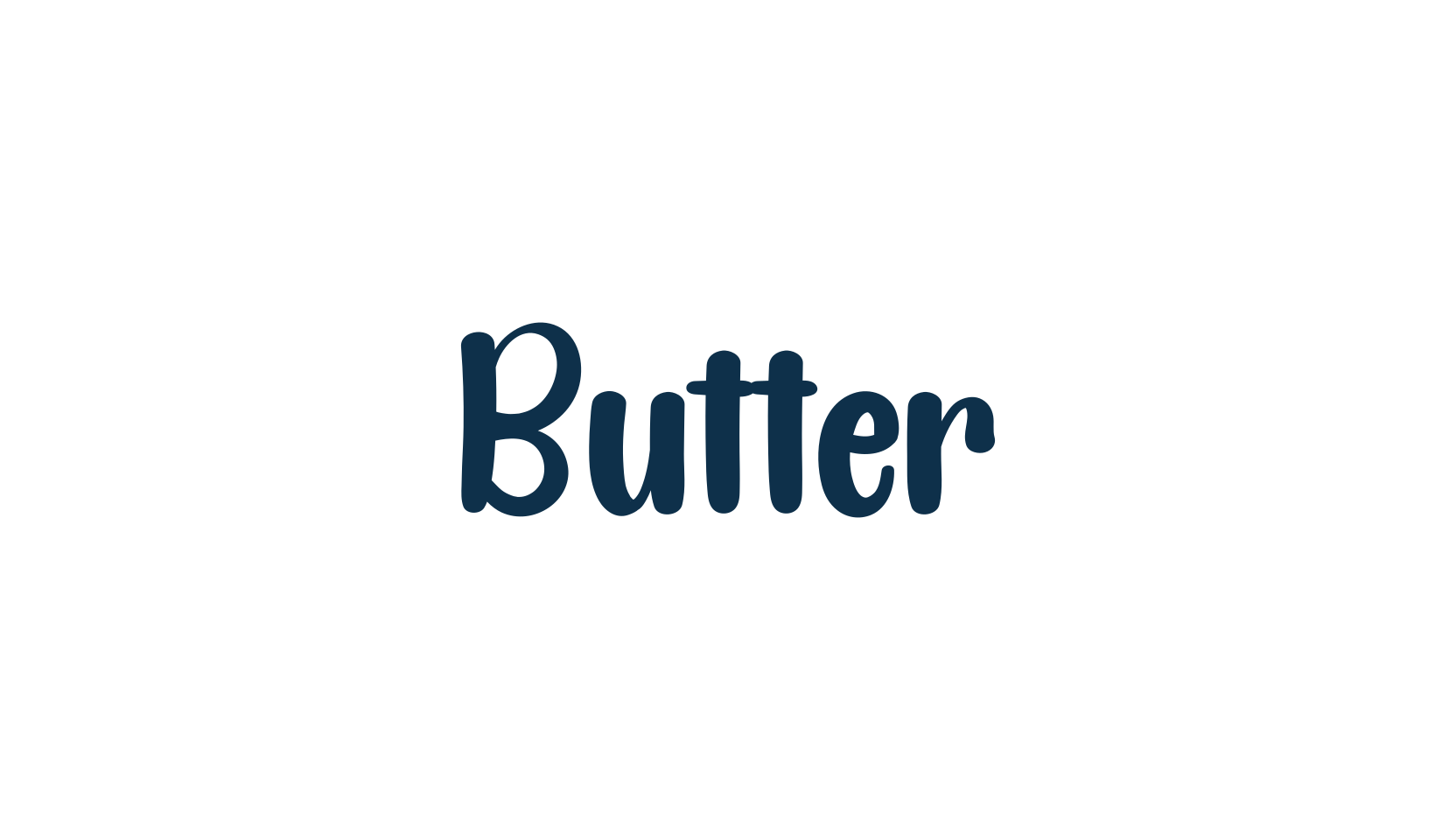 Butter (butter-6), various font preview