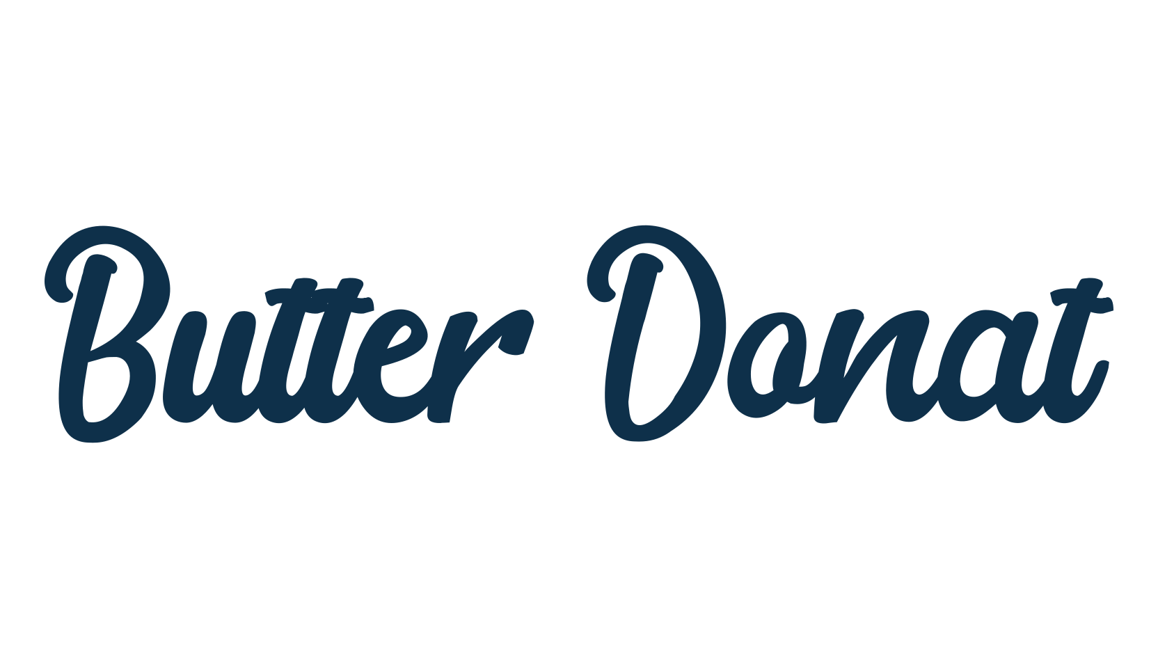 Butter Donat, display market font preview