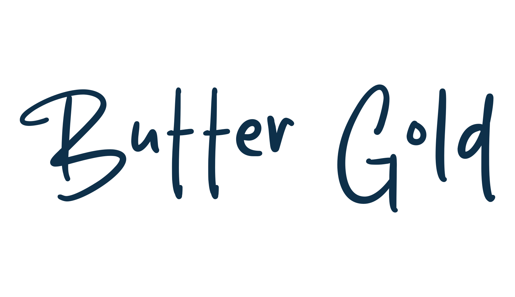 Butter Gold, script handwritten fancy decorative calligraphy font preview
