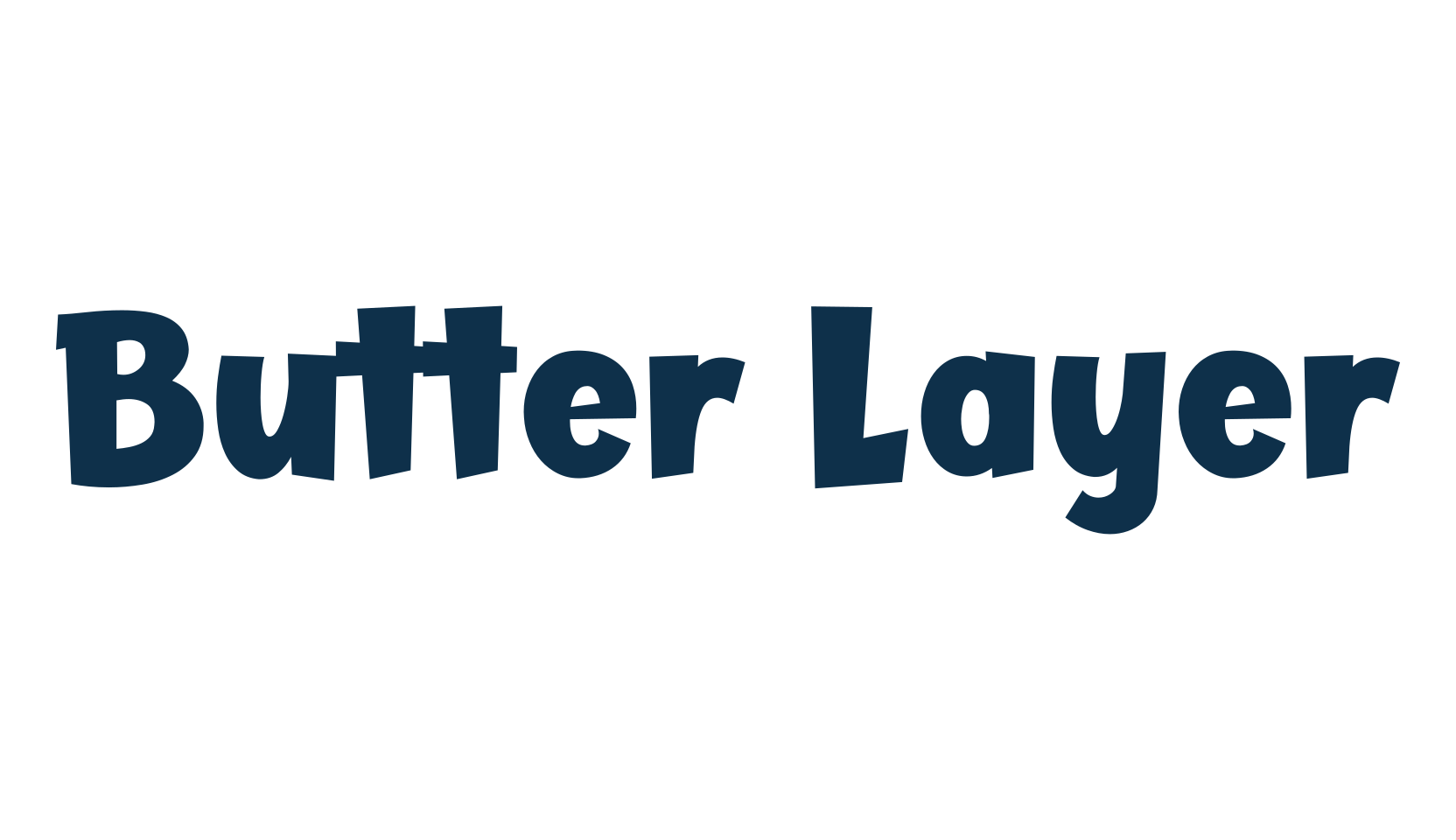 Butter Layer, fancy decorative font preview