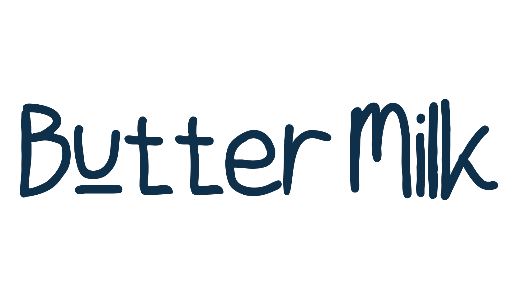 Butter Milk, script handwritten fancy decorative calligraphy font preview