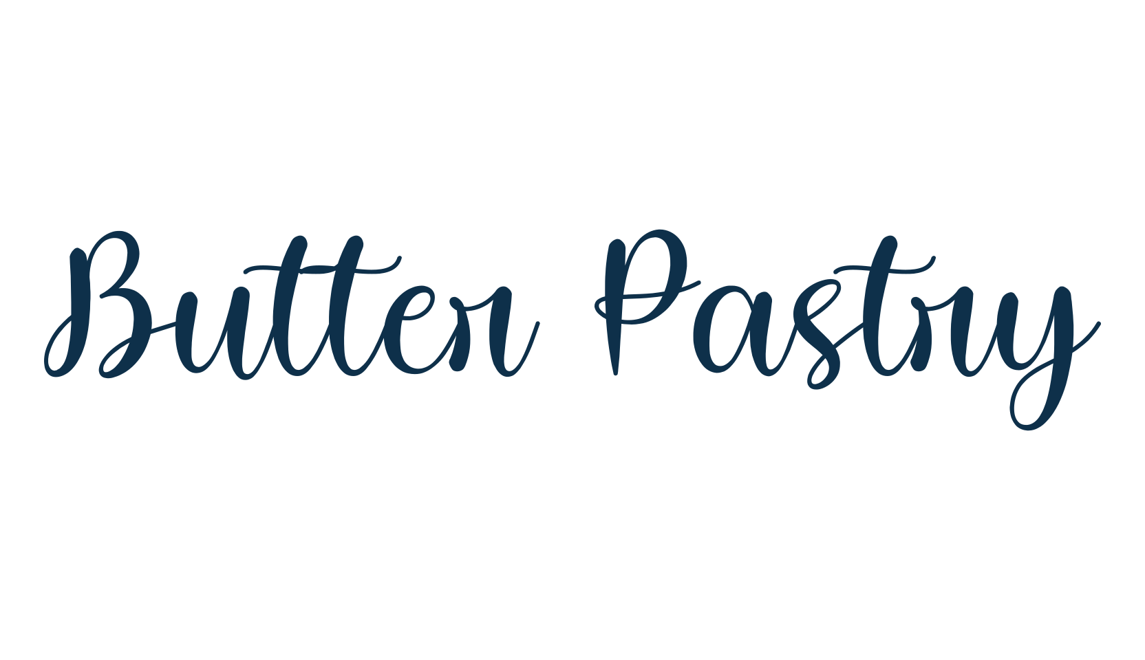 Butter Pastry, script calligraphy fancy decorative font preview