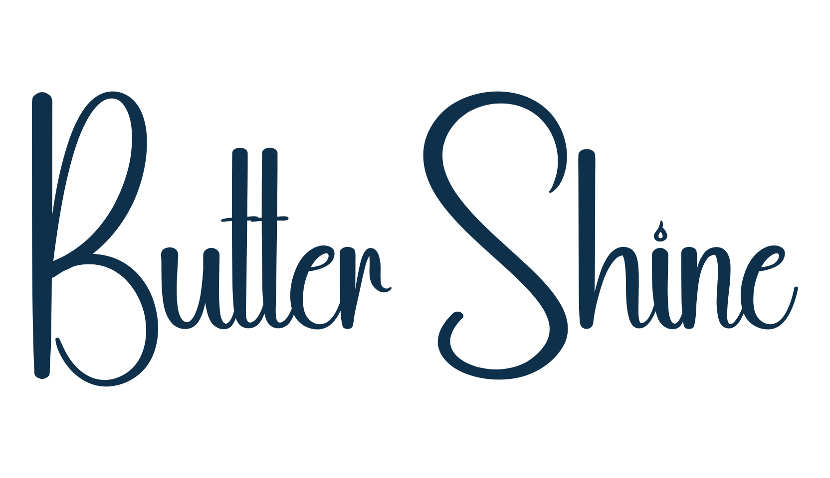 Butter Shine, script handwritten fancy decorative calligraphy font preview