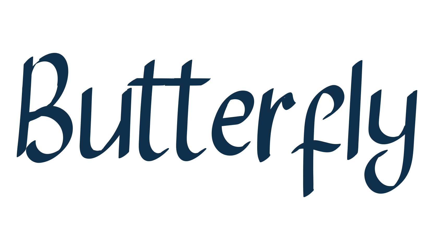 Butterfly (butterfly-11), display market font preview