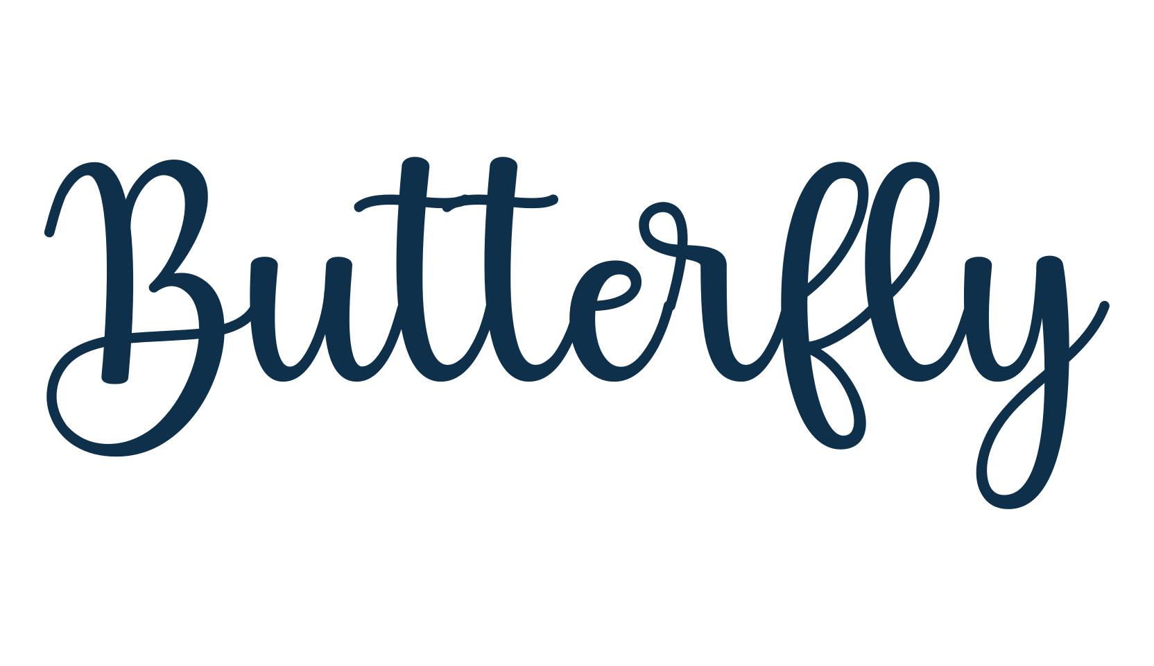 Butterfly (butterfly-16), display market font preview