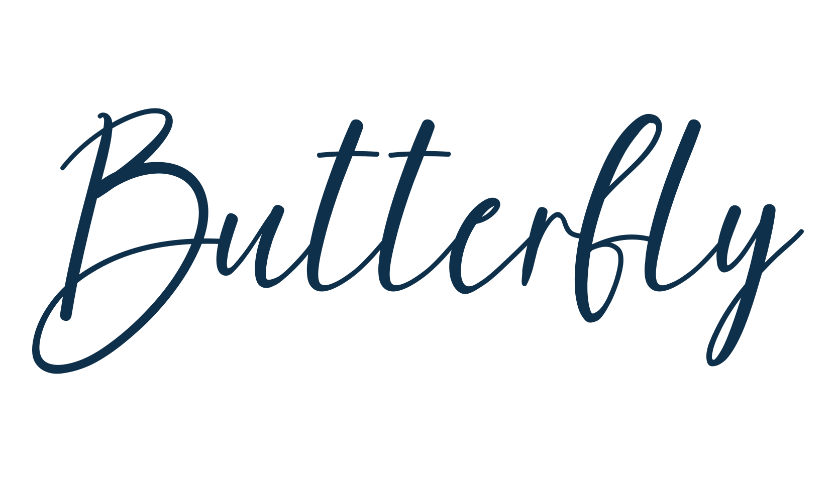Butterfly (butterfly-19), fancy decorative font preview
