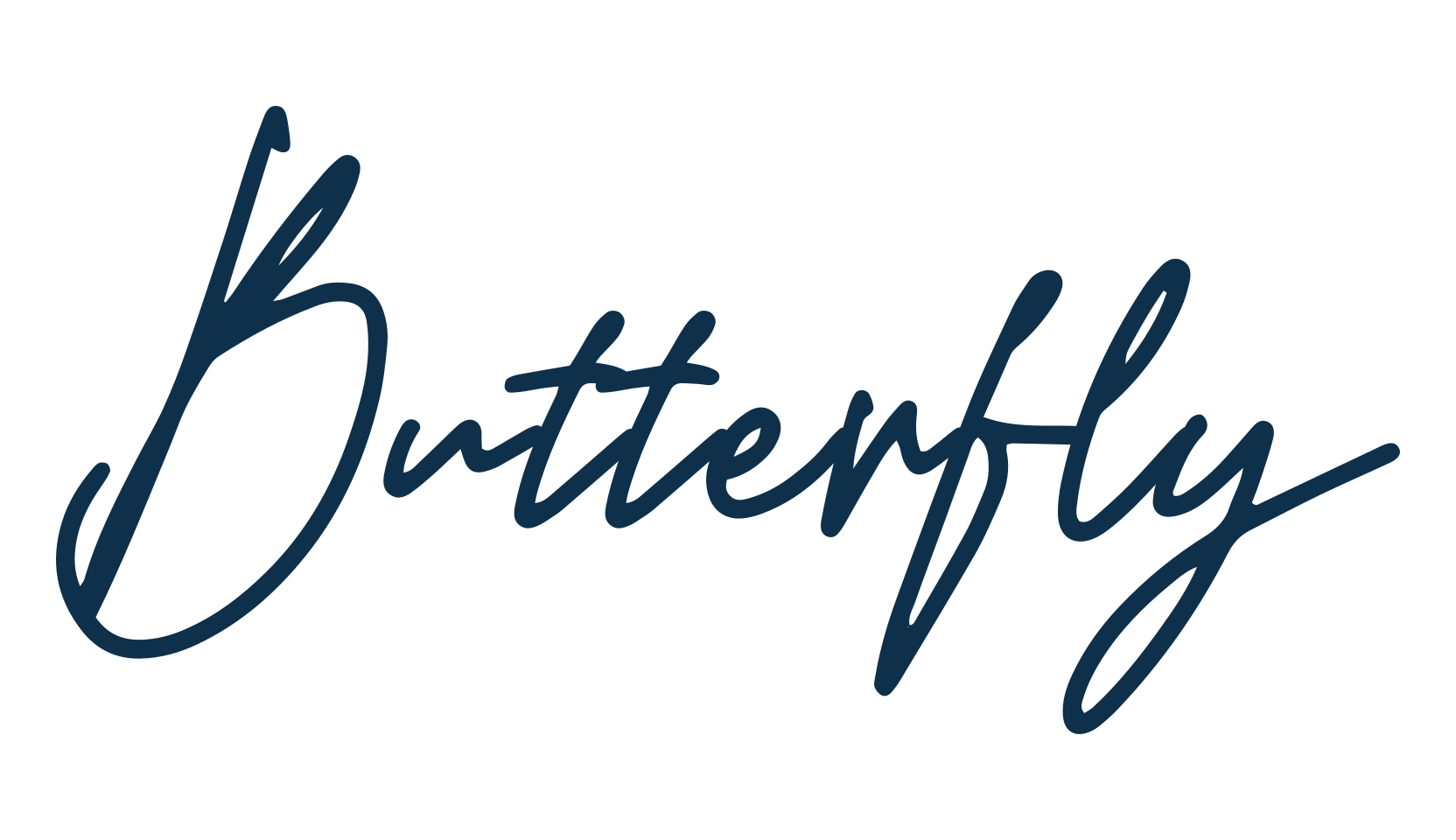 Butterfly (butterfly-4), script handwritten fancy decorative calligraphy font preview