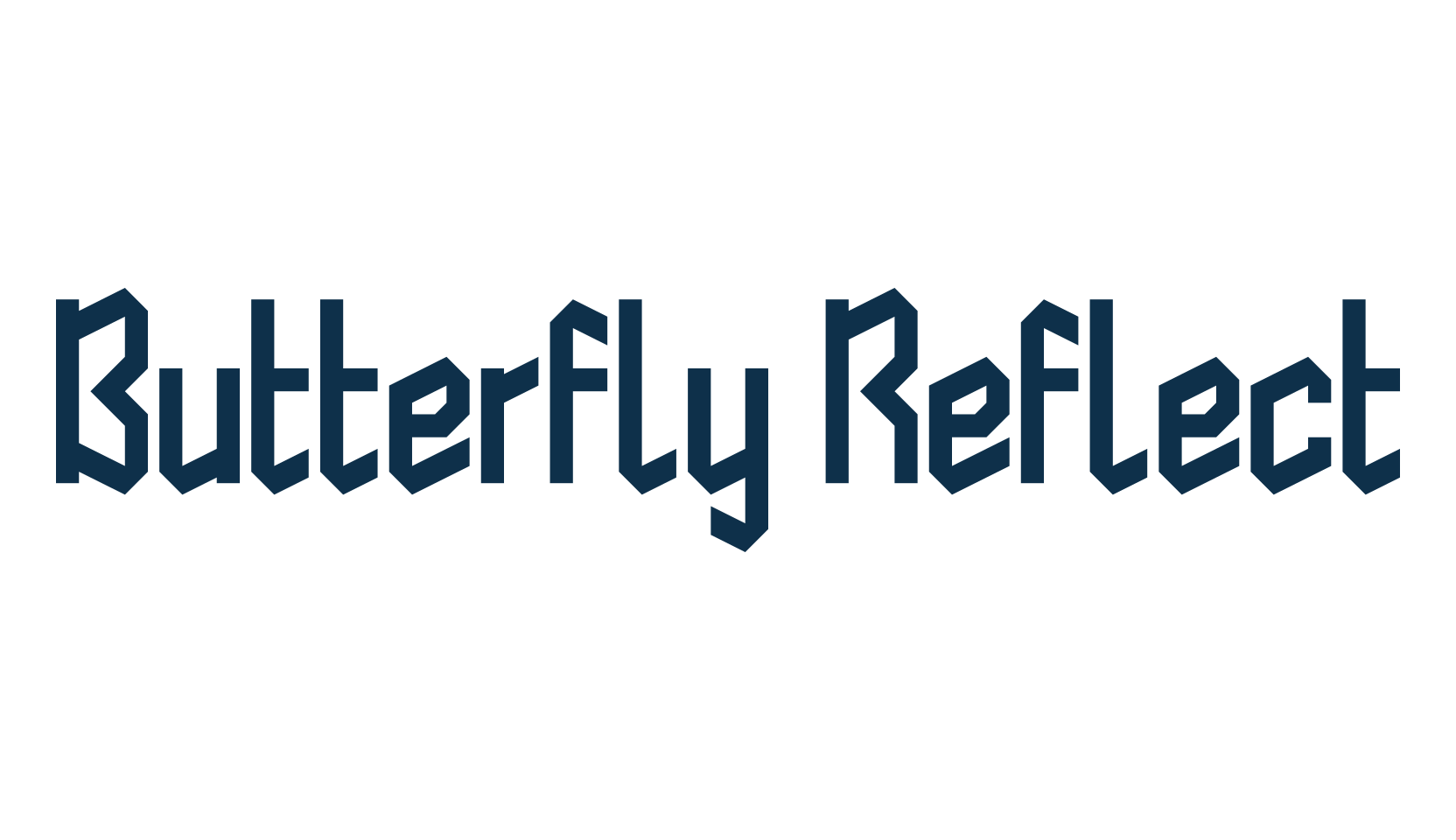 Butterfly Reflect, various font preview