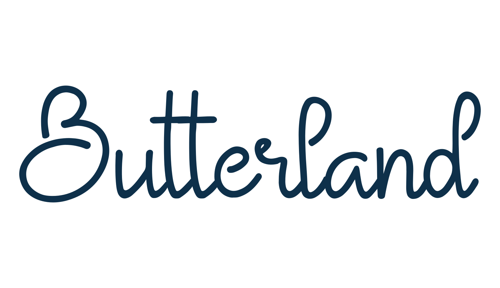 Butterland, various font preview