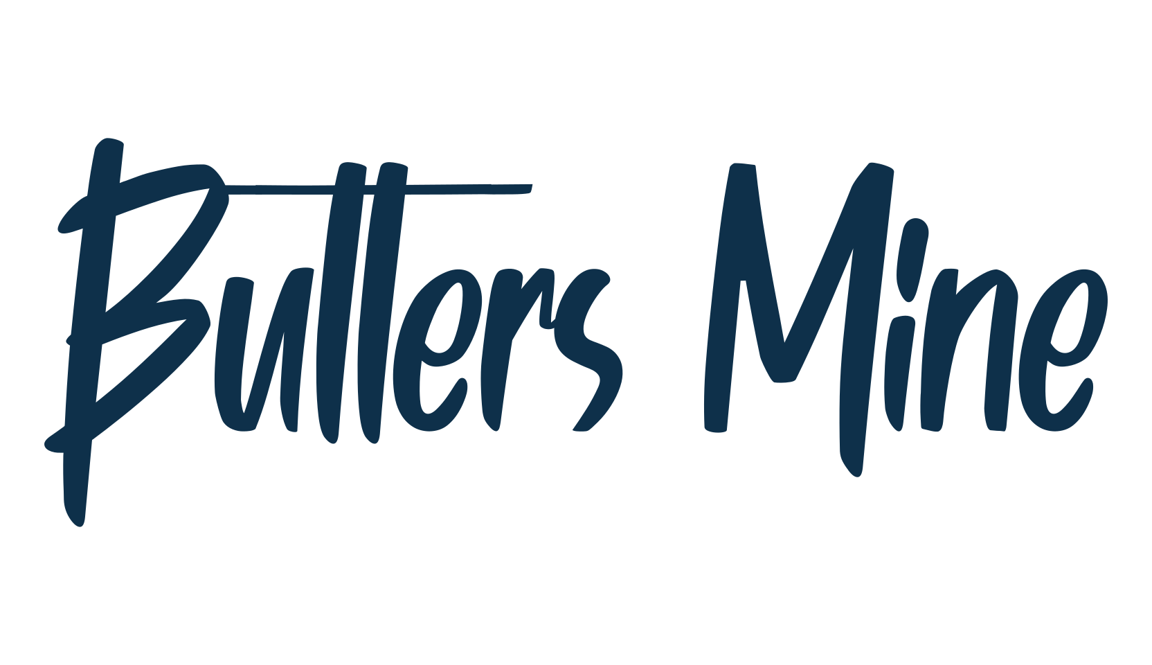 Butters Mine, fancy decorative font preview