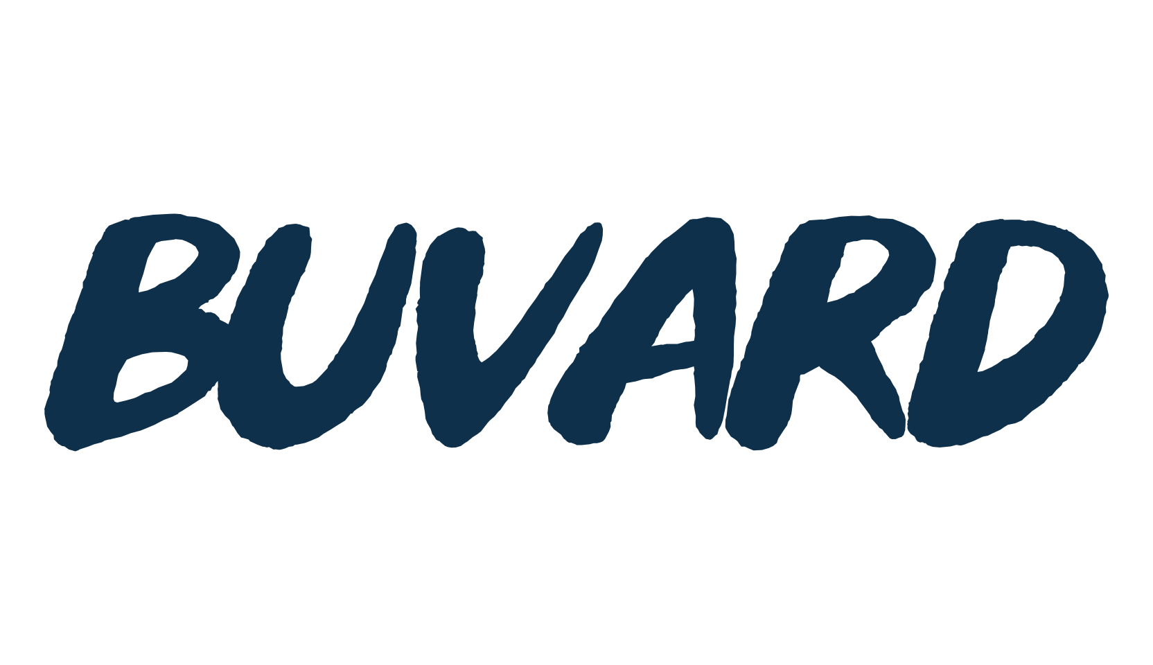 Buvard, cartoon font preview