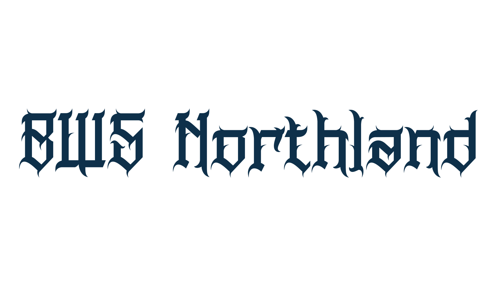 BWS Northland, gothic modern font preview